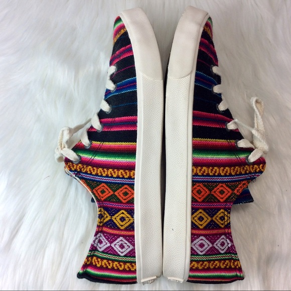 Inkkas Spectrum Lowtop Sneakers Boho Sz 11 - Picture 6 of 8